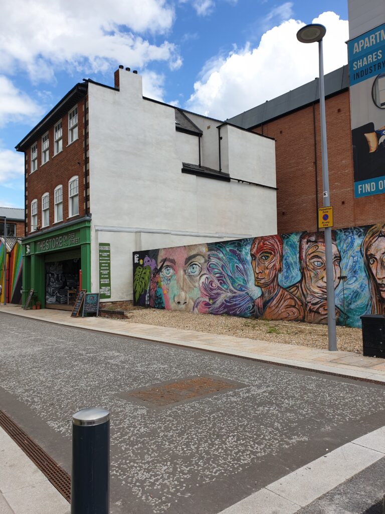 Photo of artwork in Pier Street Hull