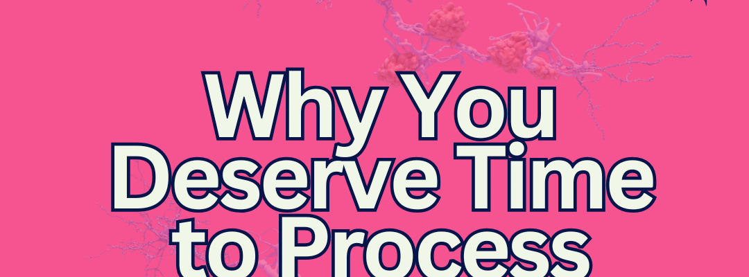 MS Diagnosis: Why You Deserve Time to Process
