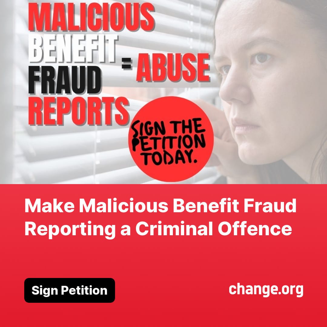 Make Malicious benefit fraud reporting a criminal offence